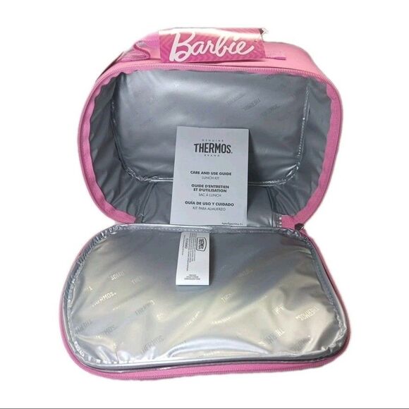 Iconic Barbie Van Shaped Thermos Brand Insulated Lunch Box Pink New - Picture 7 of 7
